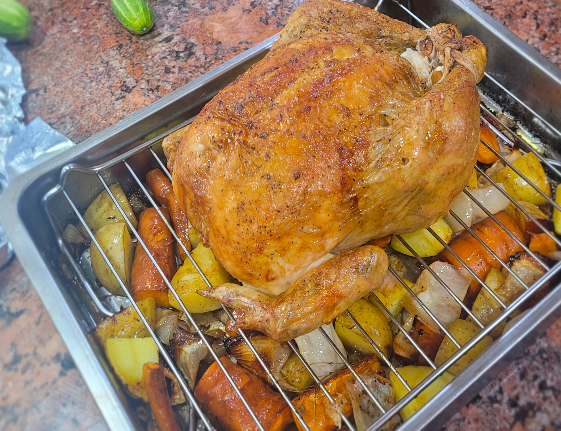 Roast Chicken with Vegetables Roast Chicken